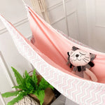Balanço Infantil para Interior e Exterior, Cesto Suspenso, Rede Infantil de Desenho Animado, 100x130cm Rosa