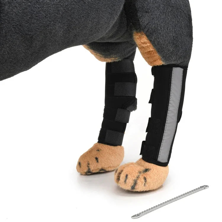Joelheiras para Animais de Estimação Protetores de Pernas para Cães Equipamento Protetor para Cirurgia e Lesões, L, S, M