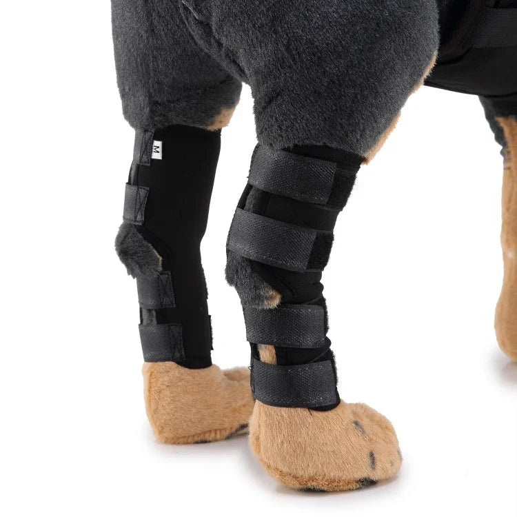 Joelheiras para Animais de Estimação Protetores de Pernas para Cães Equipamento Protetor para Cirurgia e Lesões, L, S, M