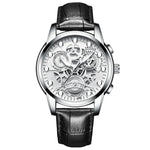 FNGEEN 4088 Men Hollow Quartz Watch Student Waterproof Luminous Watch, Full Gold Gold Surface, Full Gold Black Surface, Black Steel Black Surface White Nails, Black Steel Black Surface Gold Nails, Gold And Gold Surface, Gold Black Surface              ...