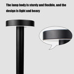 Candeeiro de mesa LED impermeável USB BC965 para proteção ocular de estudante, candeeiro de cabeceira para bar, preto, branco, padrão mármore tinta