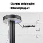 Candeeiro de mesa LED impermeável USB BC965 para proteção ocular de estudante, candeeiro de cabeceira para bar, preto, branco, padrão mármore tinta
