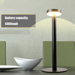 Candeeiro de mesa LED impermeável USB BC965 para proteção ocular de estudante, candeeiro de cabeceira para bar, preto, branco, padrão mármore tinta