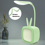 2 Peças Candeeiro de Mesa USB para Animais de Estimação Fofo, LED de Proteção para os Olhos e Economia de Energia, Luz Noturna para Quarto ou Dormitório, Entrega de Cor Aleatória, Coelho, Urso Fofo, Cervo, Archie