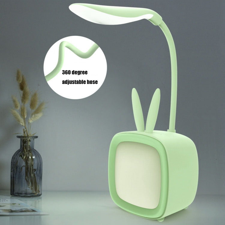 2 Peças Candeeiro de Mesa USB para Animais de Estimação Fofo, LED de Proteção para os Olhos e Economia de Energia, Luz Noturna para Quarto ou Dormitório, Entrega de Cor Aleatória, Coelho, Urso Fofo, Cervo, Archie