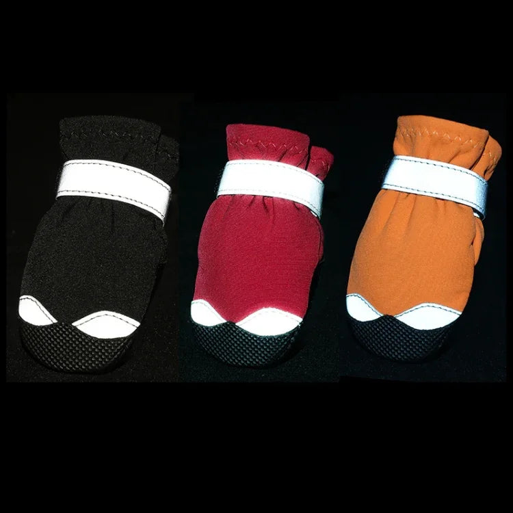 Pet Waterproof Non-Slip Wear-Resistant Snow Boots Four Seasons Dog Shoes, 1, 2, 3, 4, 5, 6, 7, 8