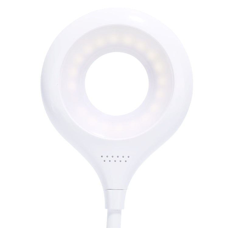 Lâmpada de Secretária Deli 4326 com Anel Ajustável de Três Velocidades e Carregamento USB com Suporte para Canetas