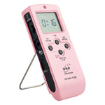 Metrónomo Vocal Electrónico Recarrregável ENO EM-988A para Piano/Guitarra/Bateria/Guzheng/Violino, EM-988A (Rosa)
