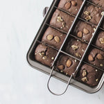 Forma Quadrada para Bolo Brownie, Forma de Pão com Fundo Grosso e Sólido Antiaderente para Cozer