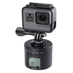 Adaptador de Tripé Estabilizador de Time Lapse com Cabeça Panorâmica de 360 Graus e Motor Suptig RSX-350 para GoPro HERO9 /8 /7 /6 /5 /5 Session /4 Session /4 /3+ /3 /2 /1, Xiaoyi e Outras Câmaras de Ação