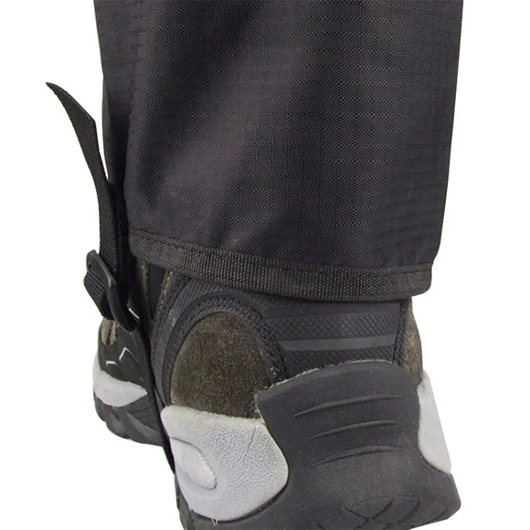 Capa para Pés LUCKSTONE para Montanhismo e Caminhada, Resistente ao Desgaste, Impermeável, Leve, Respirável, para Estrada Lamaçenta e Anti-Sujeira, Capa para Pés M (Preto)