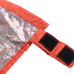 Saco-Cama Isolante Térmico Refletor de Calor para Caminhadas e Camping ao Ar Livre, Manta de Emergência, Envelope Duplo 200cm x 145cm, Saco-Múmia 210cm x 83cm, Envelope Simples 200 x 72cm (Cinza Prateado)
