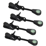 100 Peças de Puxadores de Fecho para Mochila de Montanhismo e Camping Acessórios Luminosos Anti-Perda ao Ar Livre Cordão Auto-Luminoso