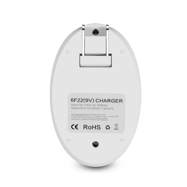 Bateria Recarregável Lítio 9V 6F22 Carregador de Baterias de Lítio 9V, Plugue US, Plugue EU