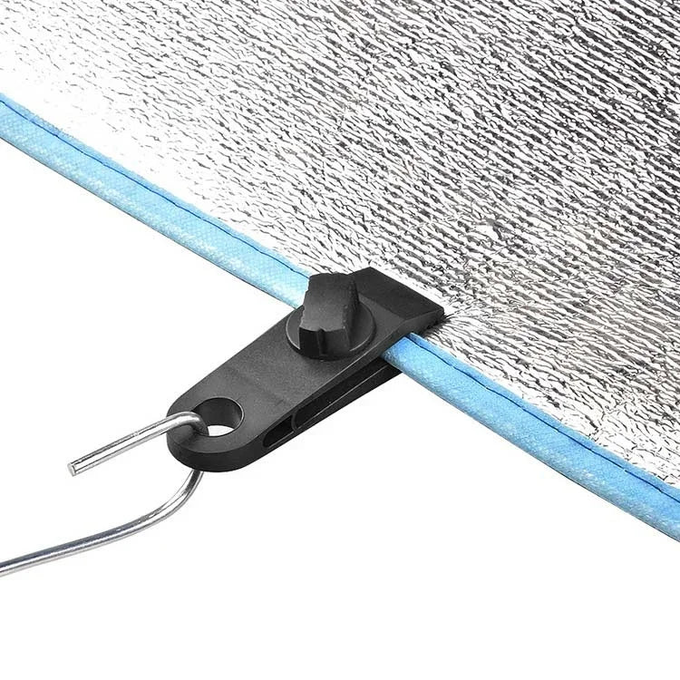 10 Peças de Clipe de Plástico para Fixação de Tenda ao Ar Livre Clipe Reforçado à Prova de Vento para Toldo Grande Multi-Pessoas