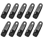 10pcs /Conjunto de Clipe à Prova de Vento para Tenda de Camping ao Ar Livre, Clipe de Plástico para Ponto de Tração Adicional, Clipe para Lona à Prova de Chuva, Clipe B, Clipe B + Bola Elástica