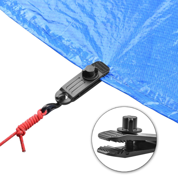 10pcs /Conjunto de Clipe à Prova de Vento para Tenda de Camping ao Ar Livre, Clipe de Plástico para Ponto de Tração Adicional, Clipe para Lona à Prova de Chuva, Clipe B, Clipe B + Bola Elástica