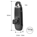10pcs /Conjunto de Clipe à Prova de Vento para Tenda de Camping ao Ar Livre, Clipe de Plástico para Ponto de Tração Adicional, Clipe para Lona à Prova de Chuva, Clipe B, Clipe B + Bola Elástica