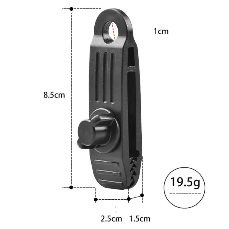 10pcs /Conjunto de Clipe à Prova de Vento para Tenda de Camping ao Ar Livre, Clipe de Plástico para Ponto de Tração Adicional, Clipe para Lona à Prova de Chuva, Clipe B, Clipe B + Bola Elástica