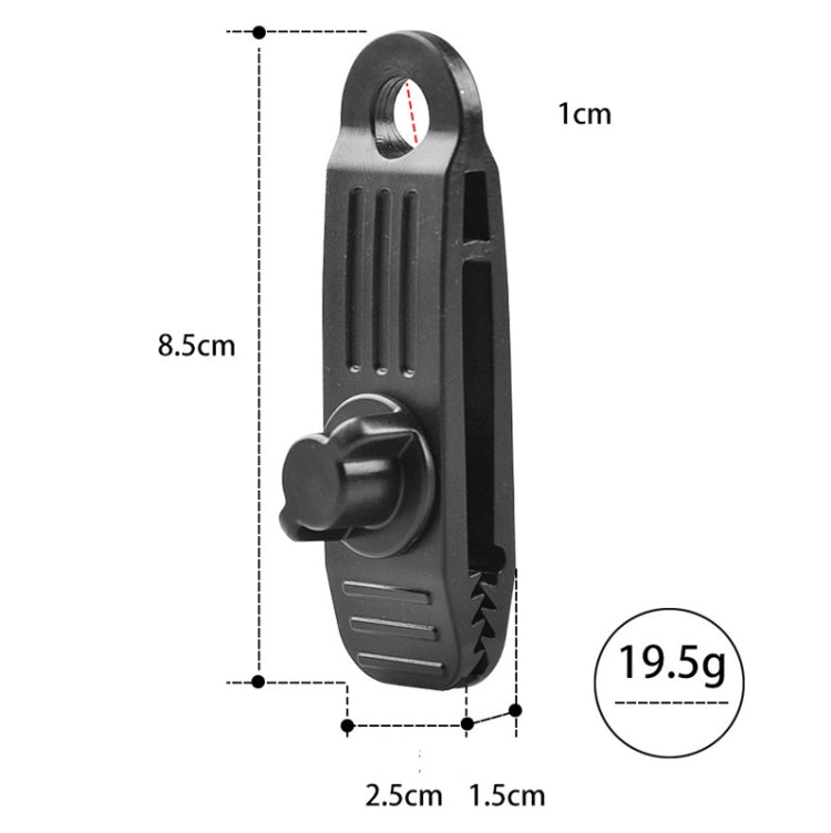 10pcs /Conjunto de Clipe à Prova de Vento para Tenda de Camping ao Ar Livre, Clipe de Plástico para Ponto de Tração Adicional, Clipe para Lona à Prova de Chuva, Clipe B, Clipe B + Bola Elástica
