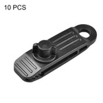 10pcs /Conjunto de Clipe à Prova de Vento para Tenda de Camping ao Ar Livre, Clipe de Plástico para Ponto de Tração Adicional, Clipe para Lona à Prova de Chuva, Clipe B, Clipe B + Bola Elástica