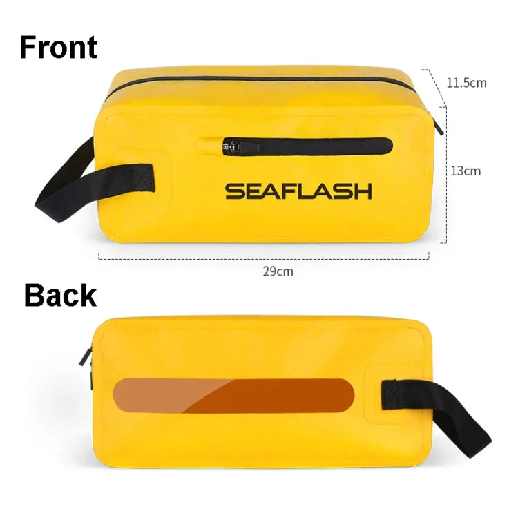SEAFLASH Saco Impermeável de 4L Separação de Seco e Molhado Saco de Natação Bolsa de Praia Bolsa Impermeável de Armazenamento, SEAFLASH 4L