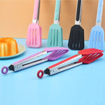 Pinças de Cozinha para Alimentos, Pinças para Bife de Hotel com Cabo Longo Isolado, Pinça para Pão, Pinça para Churrasco, Pinça para Pão (Azul), Pinça para Pão (Preto), Pinça para Pão (Roxo), Pinça para Pão (Rosa), Pinça para Pão (Vermelho)