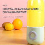 Mini Portable Usb Juice Machine  Multi-Function Electric Charging Household Juicer, White, Green, Pink