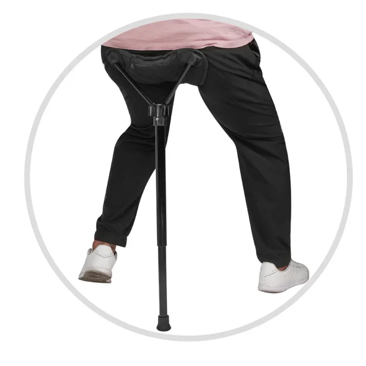 Banqueta Dobrável Portátil para Exterior Assento para Fila de Espera Banqueta Dobrável Telescópica para Pesca, Banqueta Dobrável