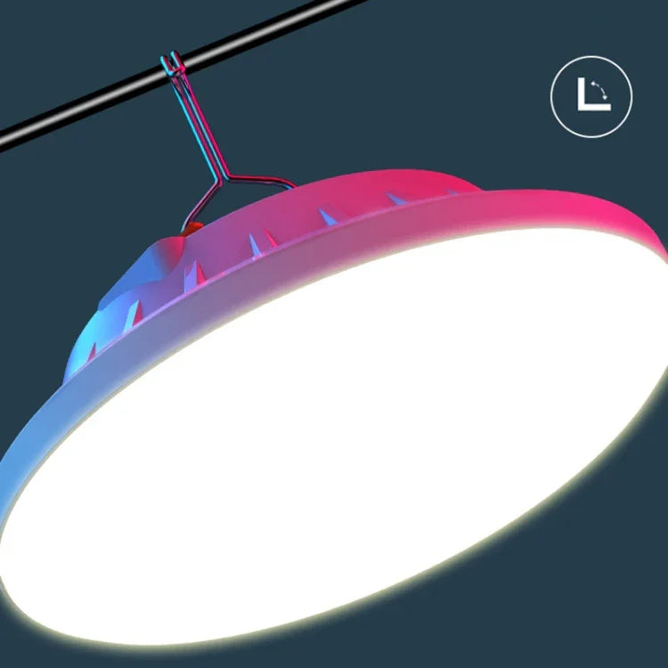 Luz Recarrregável UFO Lâmpada de Emergência Doméstica Luz para Camping Exterior Bancada de Mercado Noturno, V60 30 LEDs, V61 60 LEDs, V62 120 LEDs, V61 Solar 60 LEDs, V61 Solar + RC 60 LEDs, V62 Solar 120 LEDs, V62 Solar + RC 120 LEDs
