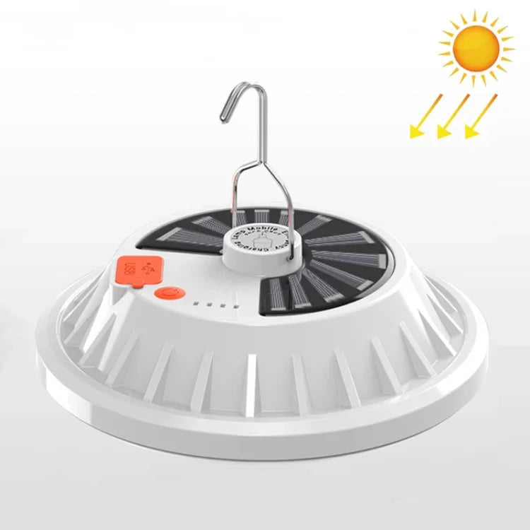 Luz Recarrregável UFO Lâmpada de Emergência Doméstica Luz para Camping Exterior Bancada de Mercado Noturno, V60 30 LEDs, V61 60 LEDs, V62 120 LEDs, V61 Solar 60 LEDs, V61 Solar + RC 60 LEDs, V62 Solar 120 LEDs, V62 Solar + RC 120 LEDs