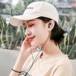 Auricular In-Ear com Bass para Telemóvel, Jogos e Desporto, Com Fios, Preto, Prateado