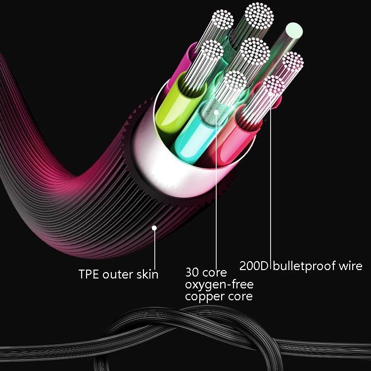 Auricular In-Ear com Bass para Telemóvel, Jogos e Desporto, Com Fios, Preto, Prateado