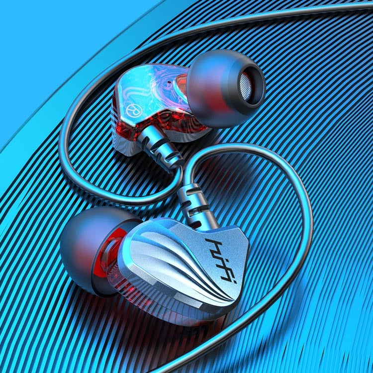 Auricular In-Ear com Bass para Telemóvel, Jogos e Desporto, Com Fios, Preto, Prateado