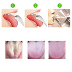 Limpador de Língua para Mau Hálito, Escova de Limpeza em Aço Inoxidável, Raspador de Língua + Conjunto de Duas Peças (Dourado Rosa), Raspador de Língua + Conjunto de Duas Peças (Prateado), Raspador de Língua + Conjunto de Duas Peças (Dourado Rosa)