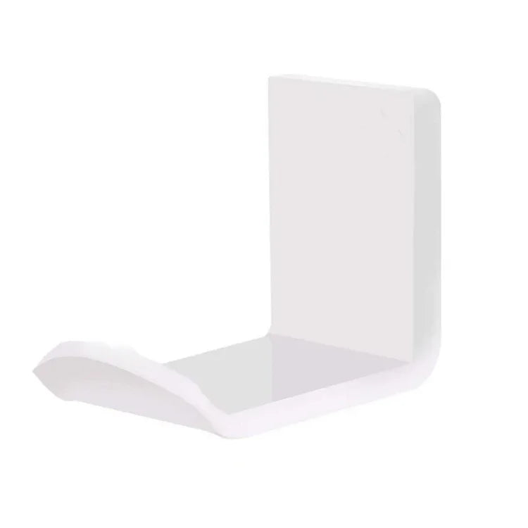 2 Peças de Suporte para Auriculares Adesivo, Preto, Branco