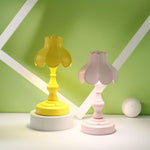 Candeeiro de mesa retro recarregável para quarto, luz LED para proteção ocular, LD05 Lotus cinza verde, LD05 Lotus rosa vermelho, LD05 Lotus verde claro, LD05 Lotus branco, LD05 Lotus rosa, LD05 Lotus azul claro, LD05 Lotus amarelo, LD05 Lotus cinza azul