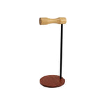 Suporte para Auriculares de Metal Criativo com Haste de Madeira para Cabeça, Haste de Metal Lado Único Branco, Haste de Metal Lado Único Preto, Haste de Metal Duplo Lado Branco, Haste de Metal Duplo Lado Preto
