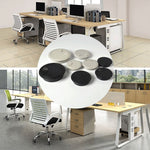 Caixa Redonda para Cabos em Plástico ABS, Tampa para Orifício de Cabo de Secretária de Computador, Especificações: 80mm (Branco), 50mm (Branco), 50mm (Preto), 53mm (Branco), 53mm (Preto), 60mm (Preto), 60mm (Branco), 80mm (Preto), 80mm (Branco)