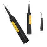 Ferramenta Elétrica Doméstica JYQ-023 para Limpeza e Cuidados Dentários, Instrumento Dental para Remover Manchas Amarelas e de Tabaco, Preto, Preto + Cabeça de Limpeza da Superfície Dentária