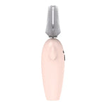 Escova de Dentes Elétrica Ultrassónica em Forma de U para Crianças com Desinfeção e Secagem, Escova de Dentes Dmart, Rosa, Amarelo, Azul