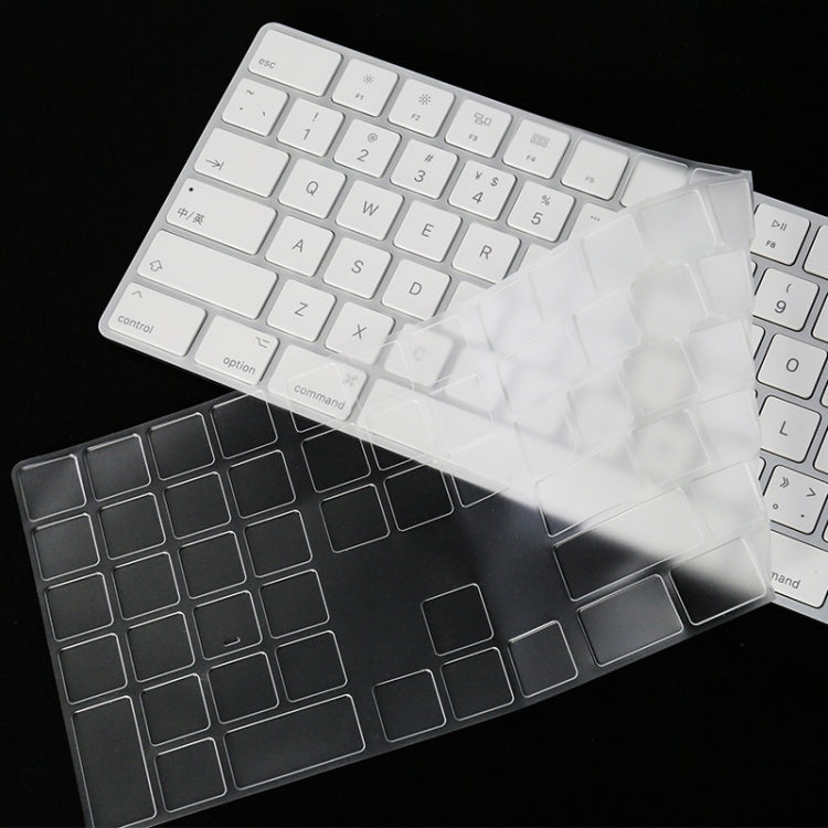 Película transparente TPU nano para teclado de computador T17606, película protetora para teclado longo, para iMac 2017 Magic Keyboard (com modelo numérico)