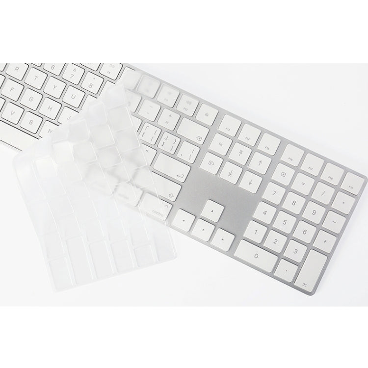 Película transparente TPU nano para teclado de computador T17606, película protetora para teclado longo, para iMac 2017 Magic Keyboard (com modelo numérico)
