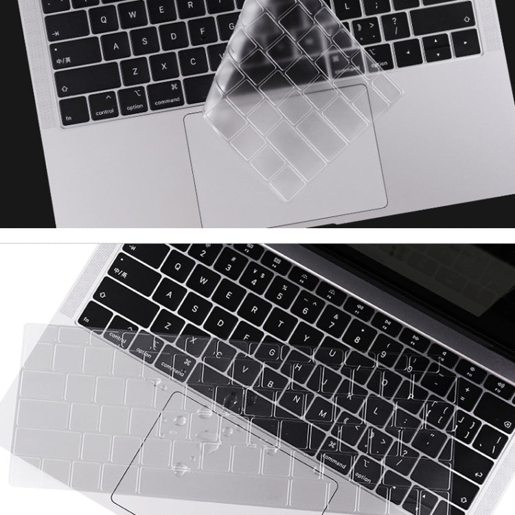 Película Protetora Transparente de TPU para Teclado de Portátil 0.13mm, Para MacBook Air 13.3 polegadas A1369 & A1466, Para MacBook Pro 13.3 polegadas A1706 & A1989 & A2159 (com Touch Bar), Para MacBook Pro 15.4 polegadas A1707 & A1990 (com Touch Bar)