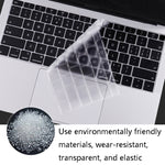 Película Protetora Transparente de TPU para Teclado de Portátil 0.13mm, Para MacBook Air 13.3 polegadas A1369 & A1466, Para MacBook Pro 13.3 polegadas A1706 & A1989 & A2159 (com Touch Bar), Para MacBook Pro 15.4 polegadas A1707 & A1990 (com Touch Bar)