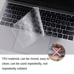 Película Protetora Transparente de TPU para Teclado de Portátil 0.13mm, Para MacBook Air 13.3 polegadas A1369 & A1466, Para MacBook Pro 13.3 polegadas A1706 & A1989 & A2159 (com Touch Bar), Para MacBook Pro 15.4 polegadas A1707 & A1990 (com Touch Bar)