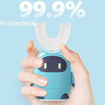 Escova de Dentes Elétrica Automática em U para Crianças Lanbeibei, Versão Plus 2-6 Anos (Azul), Versão Plus 6-12 Anos (Azul), Versão Doméstica 2-6 Anos (Azul), Versão Doméstica 6-12 Anos (Azul), Versão Plus 2-6 Anos (Rosa)