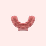 Cabeça de Escova Substituível em Silicone em U para Escova de Dentes Elétrica Oral 2-8 Anos, Rosa, Azul