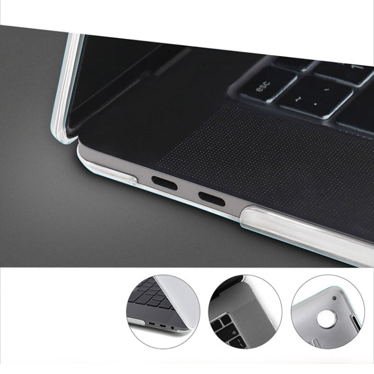 Capa Protetora Transparente de PC Cristal para Portátil, Para MacBook Air 13.3 polegadas A2179 & A2337 (2020)