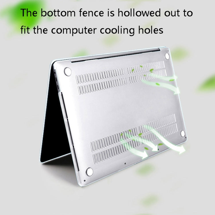 Capa Protetora Transparente de PC Cristal para Portátil, Para MacBook Air 13.3 polegadas A2179 & A2337 (2020)